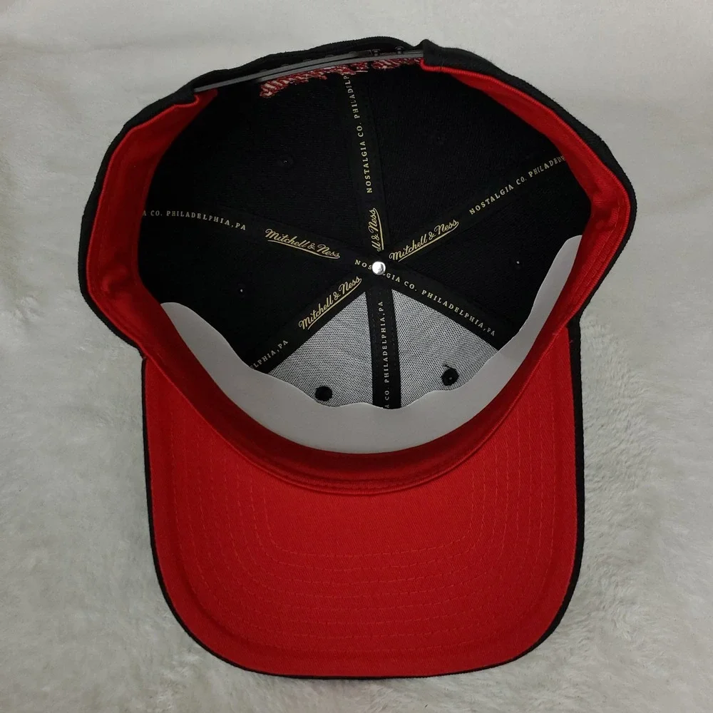 Atlanta United FC Mitchell & Ness MLS Pro Fit Snapback Hat Cap 3D Logo Black New